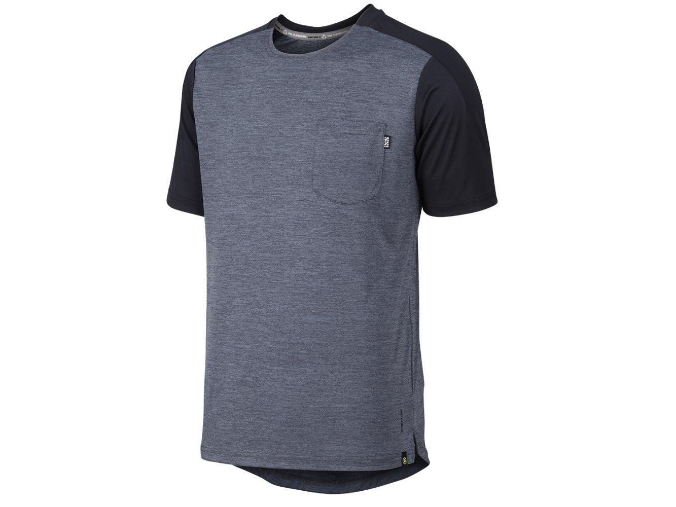 IXS Flow X Short Sleeve Jersey - Liquid-Life #Wähle Deine Farbe_Graphite/Black