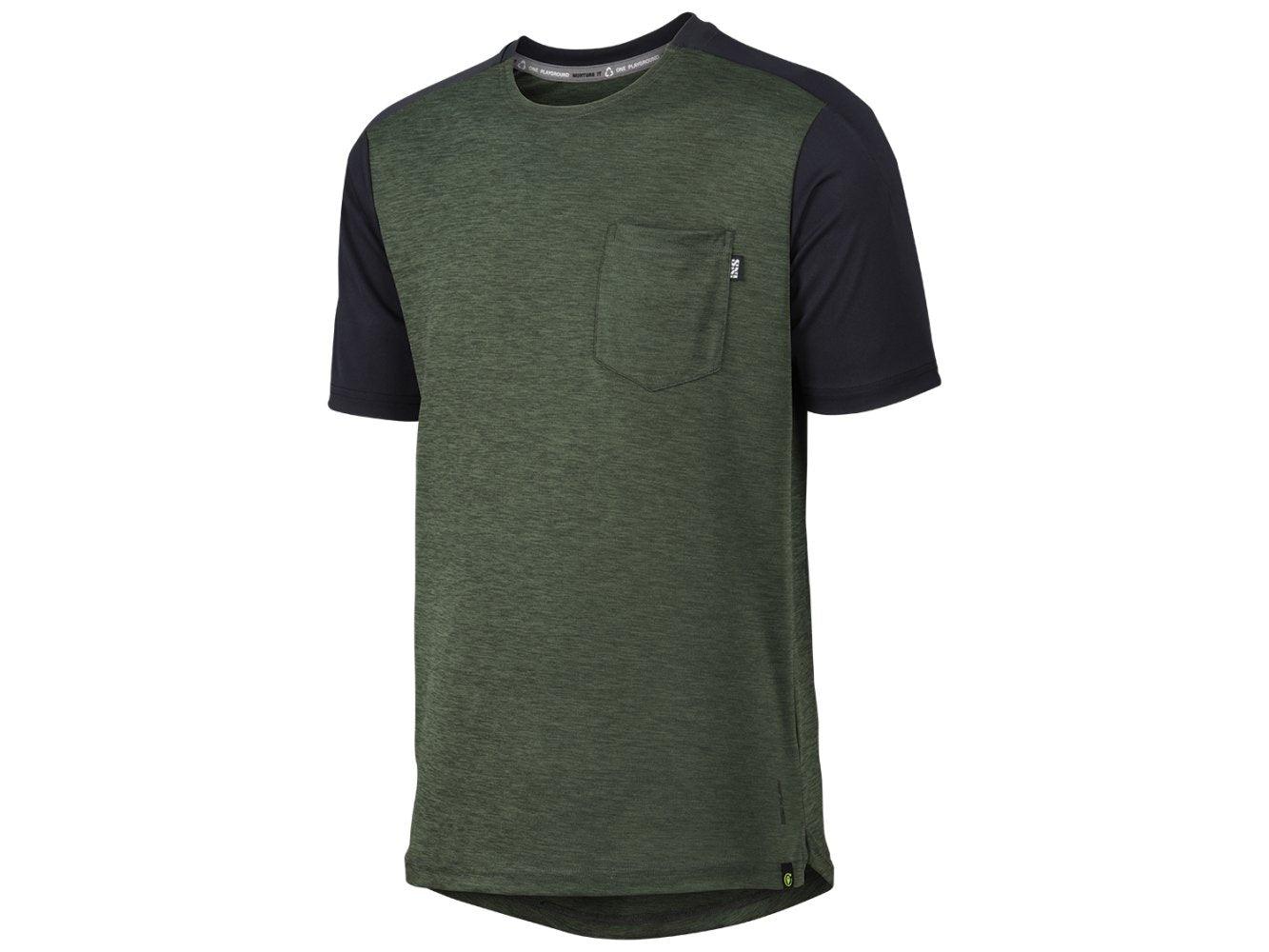 IXS Flow X Short Sleeve Jersey - Liquid-Life #Wähle Deine Farbe_Olive/Black