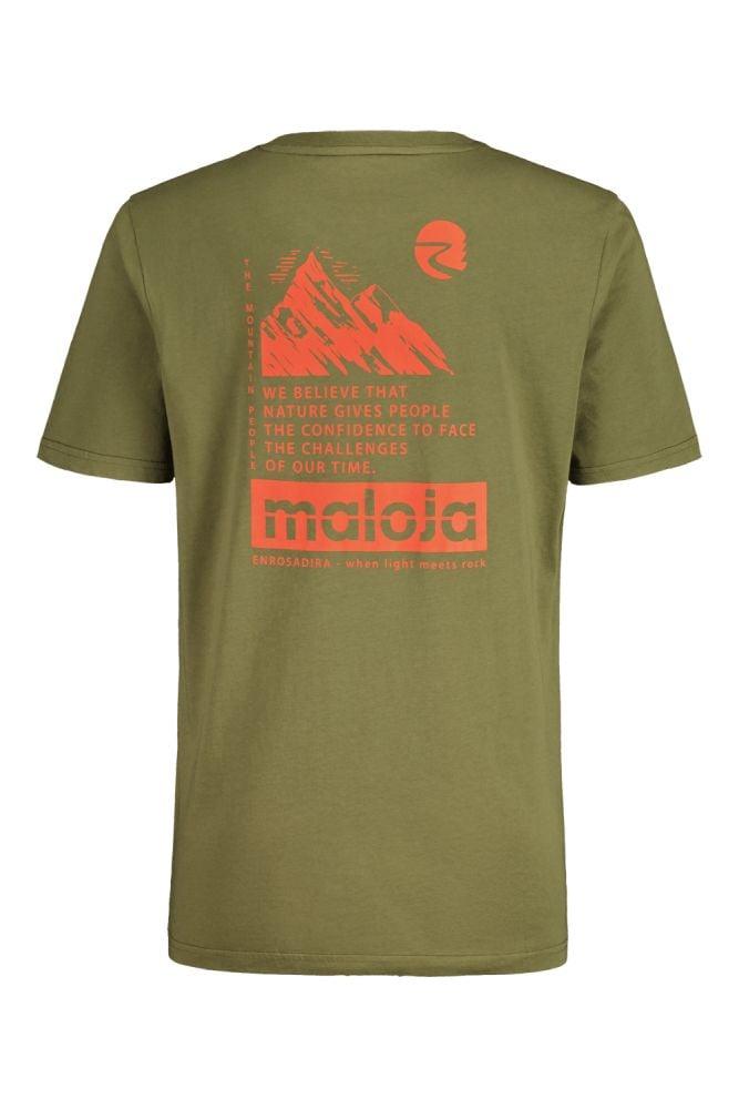 Maloja FundresM. Organic Cotton Tee - Liquid-Life #Wähle Deine Farbe_Moss