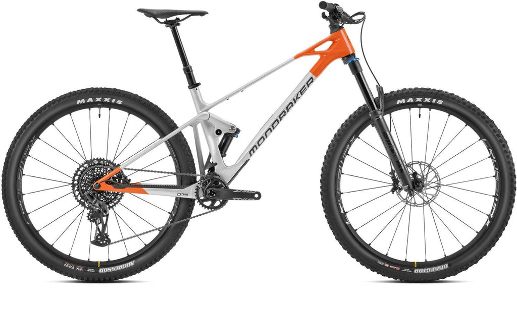 Mondraker Raze Carbon R Gloss Silver / Orange 2023 - Liquid-Life