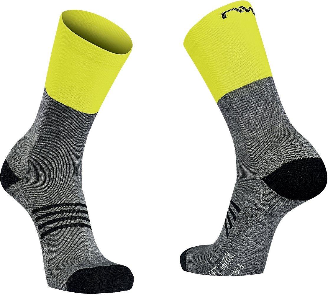 Northwave Extreme Pro High Sock - Liquid-Life #Wähle Deine Farbe_Gray Mel/Yellow