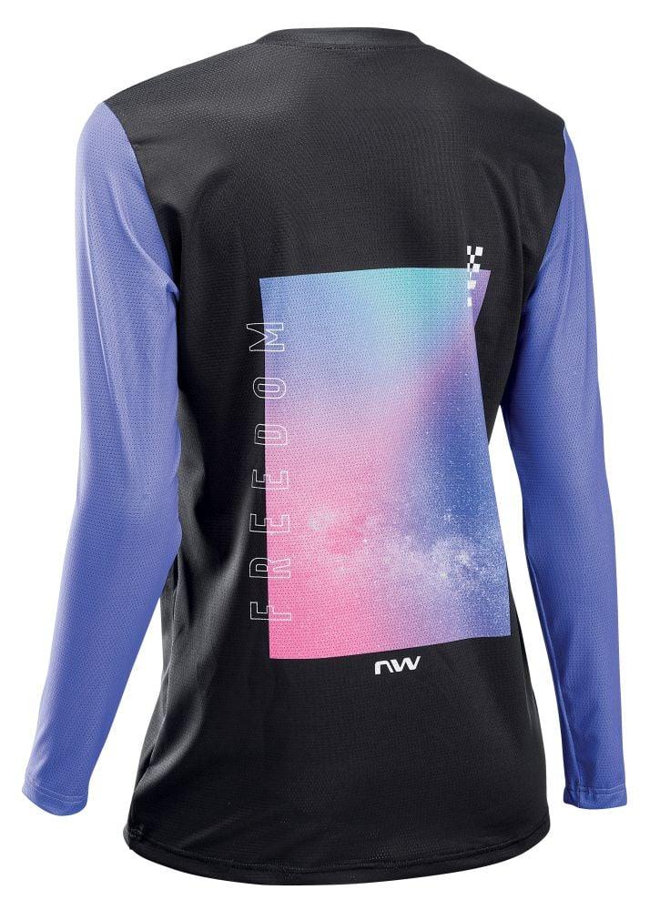 Northwave Freedom AM Woman Jersey Long Sleeve - Liquid-Life #Wähle Deine Farbe_Violet/Fuchsia