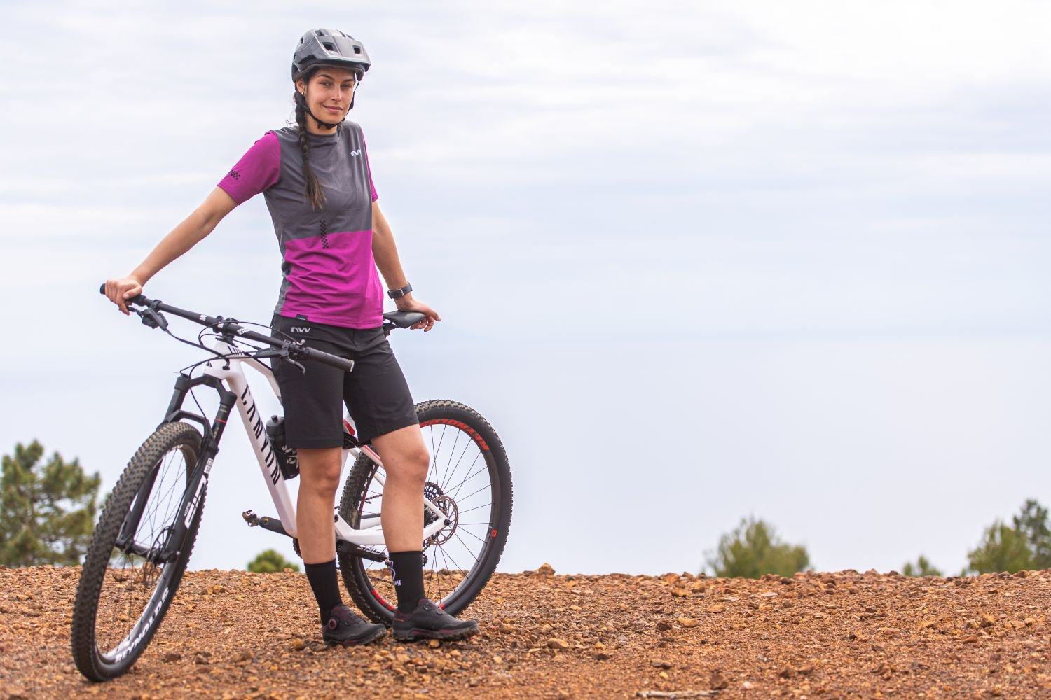 Northwave Xtrail 2 Woman Jersey Short Sleeve - Liquid-Life #Wähle Deine Farbe_Dark Grey/Pink