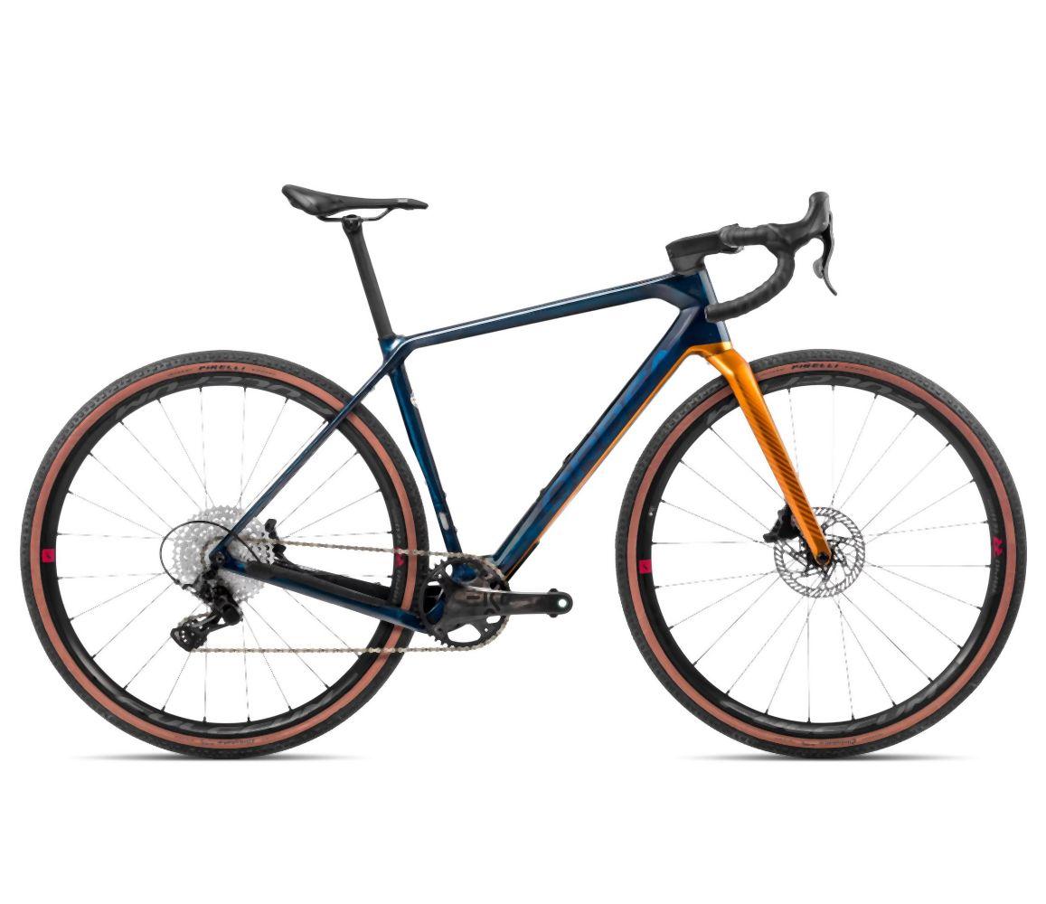 Orbea 23 TERRA M22TEAM 1X Blue Carbon View-Leo Orange 2023 - Liquid-Life