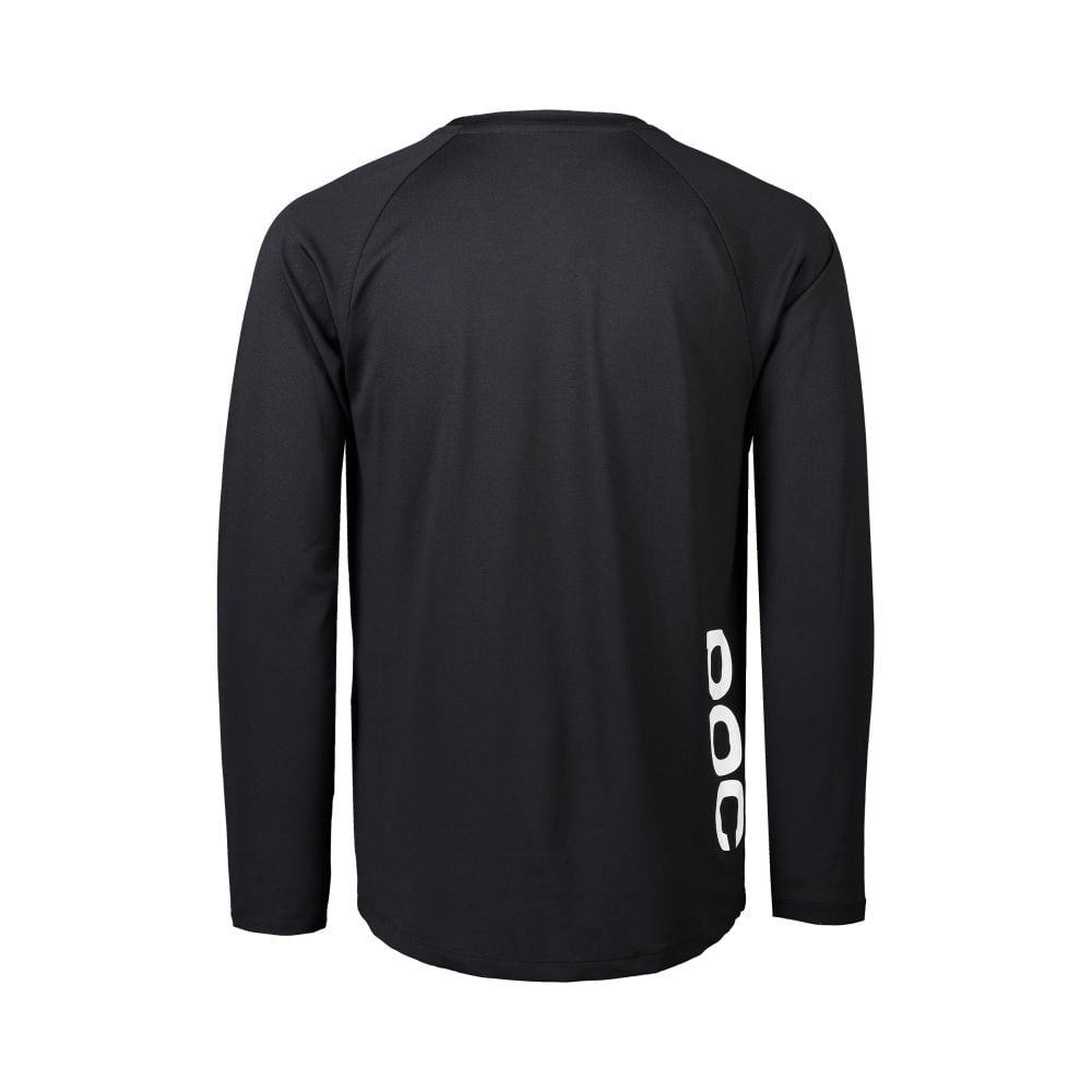 POC Essential DH LS Jersey - Liquid-Life #Wähle Deine Farbe_Carbon Black