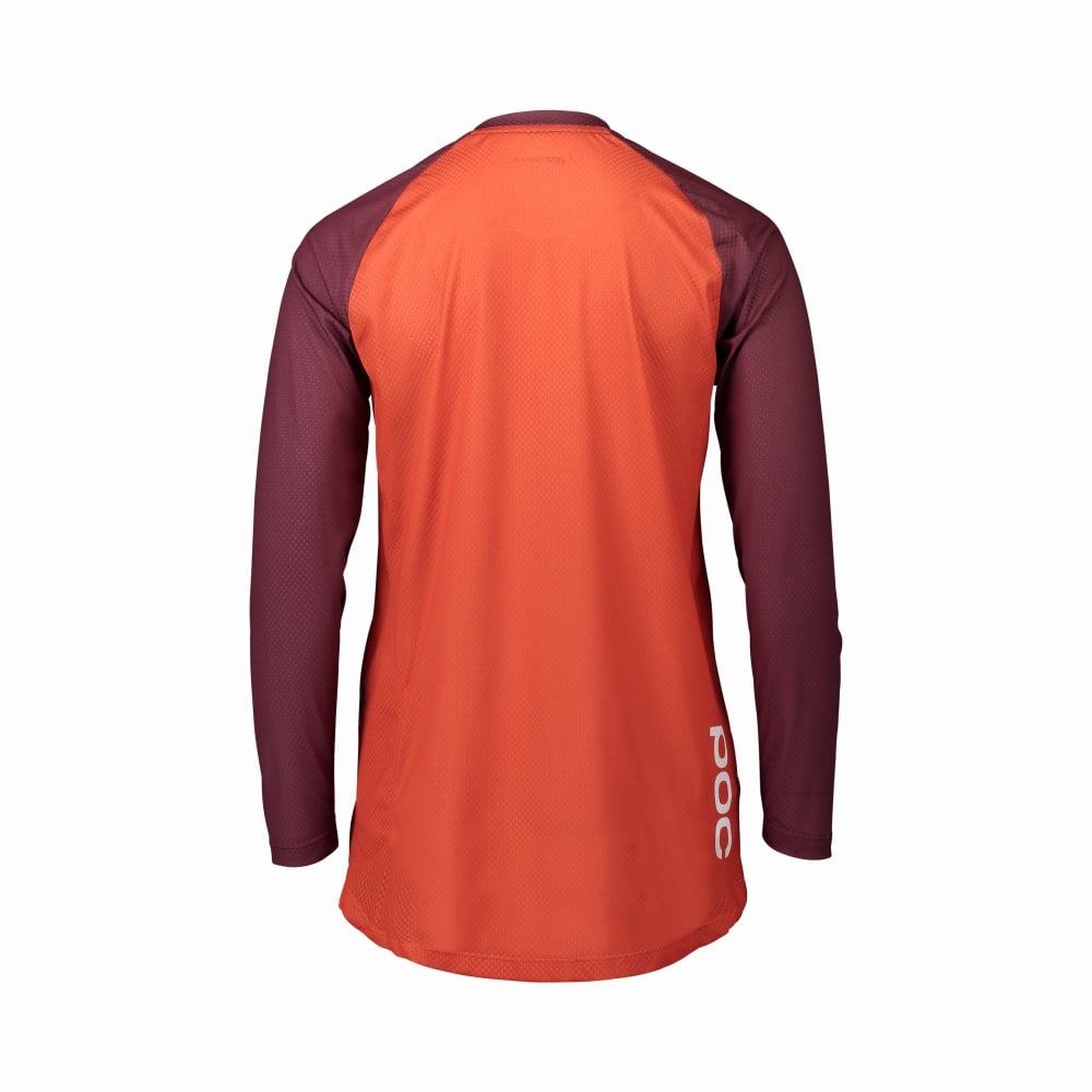 POC W's MTB Pure LS Jersey - Liquid-Life #Wähle Deine Farbe_Propylene Red/Agate Red