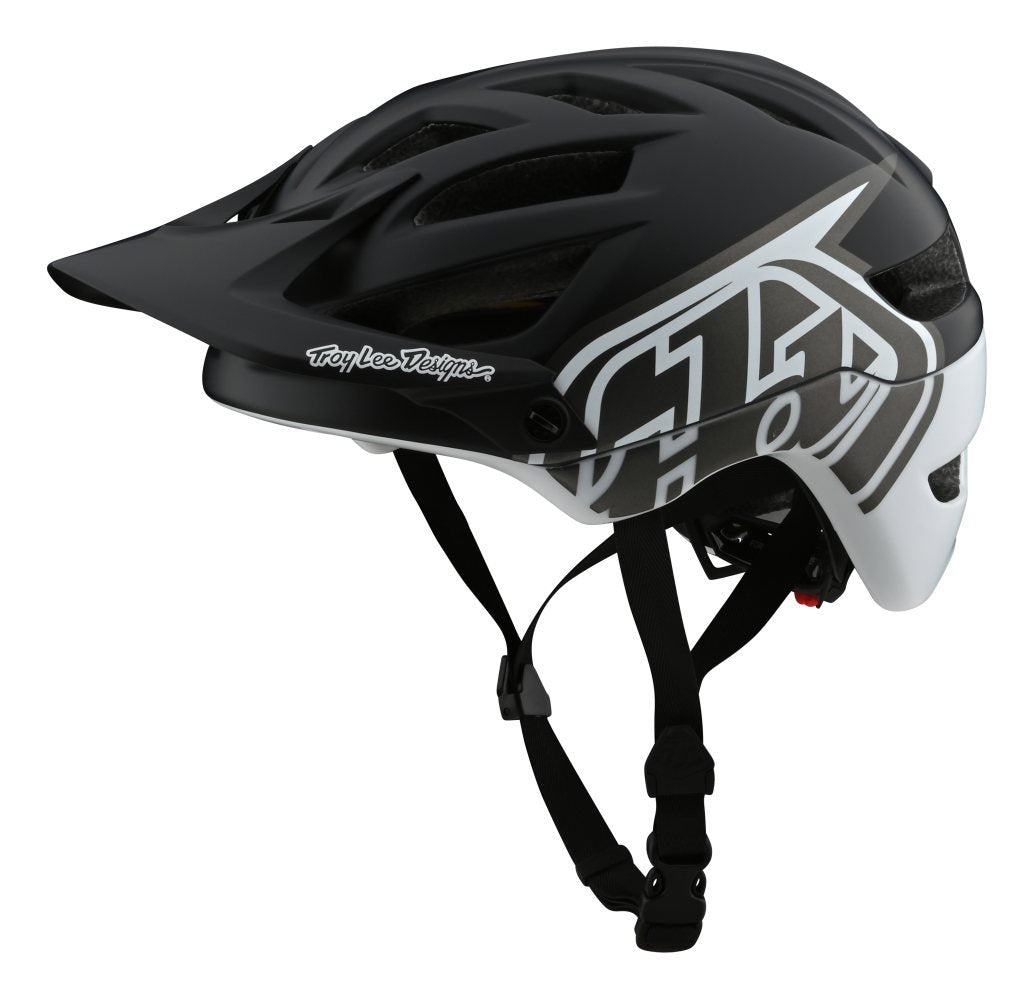 Troy Lee Designs A1 Helmet Mips Classic - Liquid-Life #Wähle Deine Farbe_Black/White