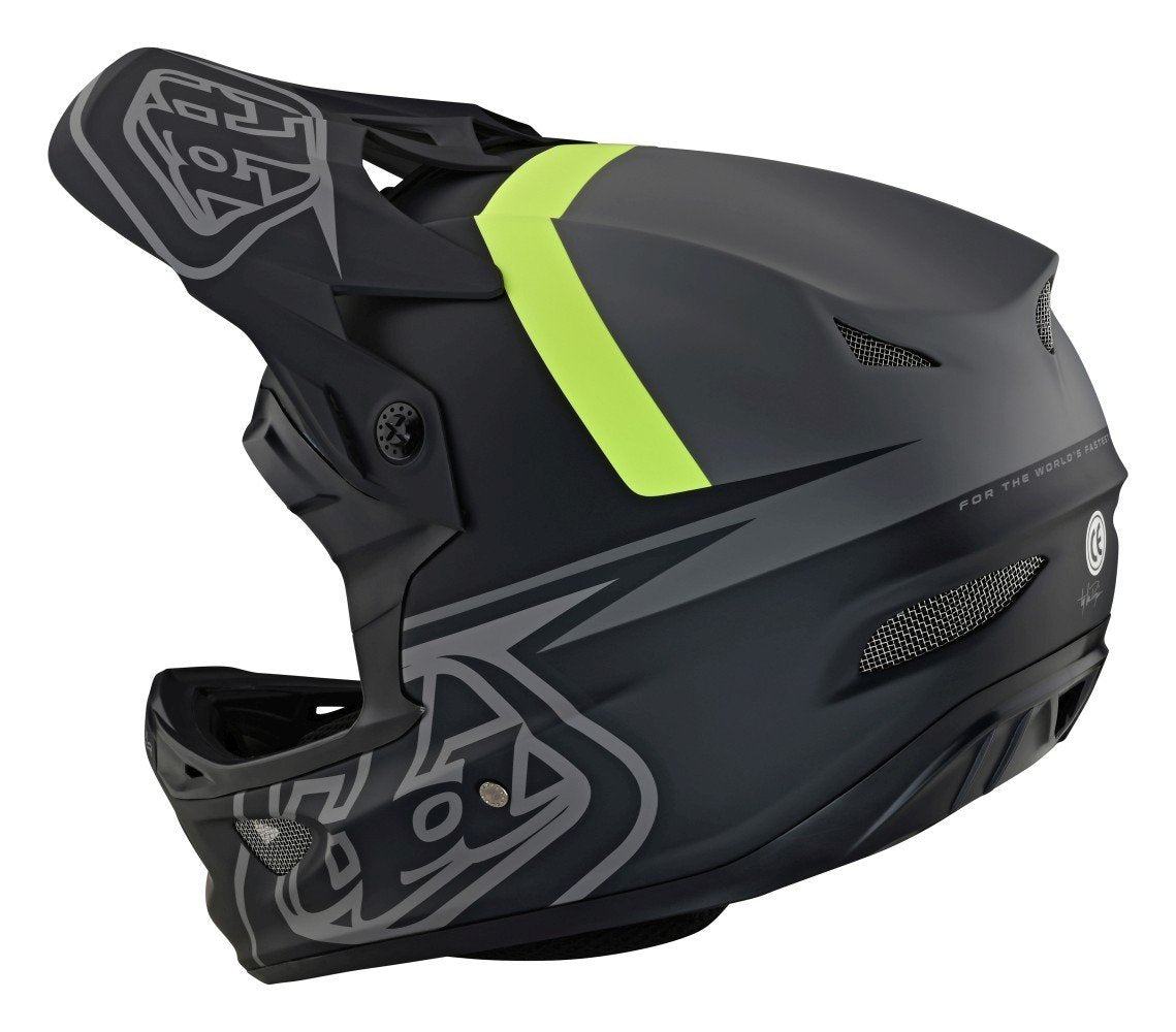 Troy Lee Designs D3 Fiberlite Helmet - Liquid-Life #Wähle Deine Farbe_Slant Gray