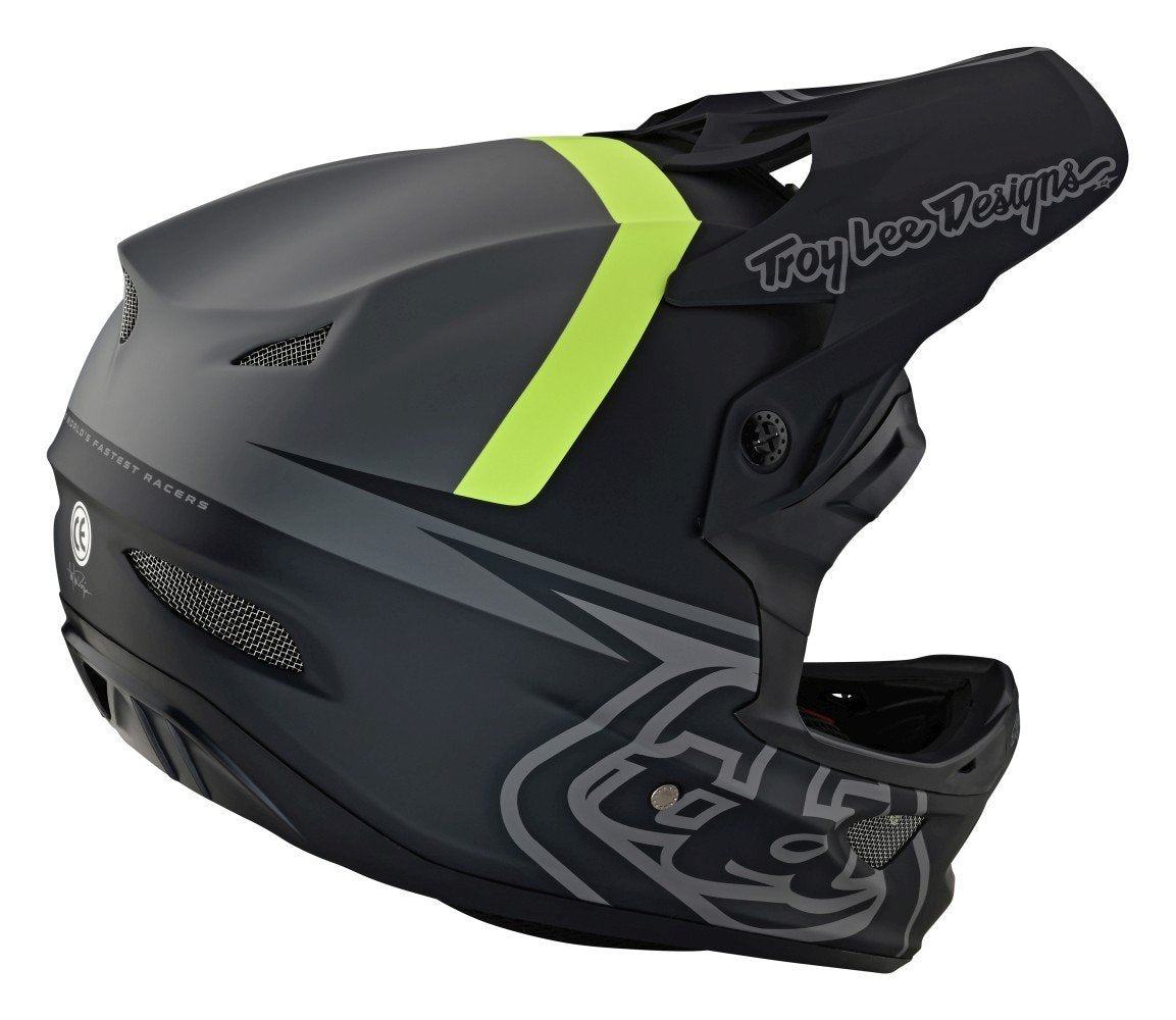 Troy Lee Designs D3 Fiberlite Helmet - Liquid-Life #Wähle Deine Farbe_Slant Gray