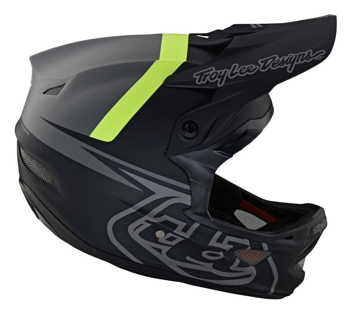 Troy Lee Designs D3 Fiberlite Helmet - Liquid-Life #Wähle Deine Farbe_Slant Gray