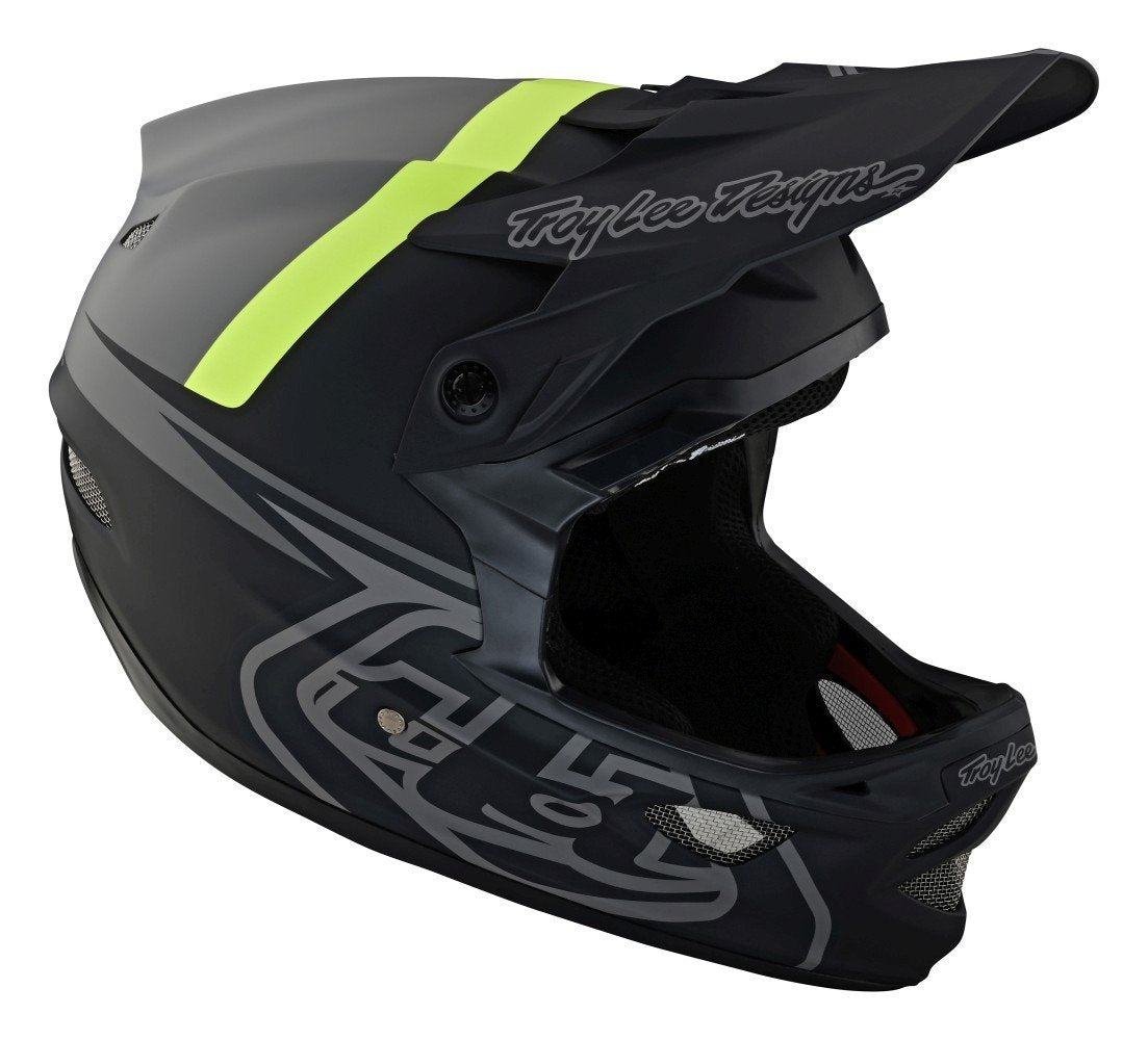 Troy Lee Designs D3 Fiberlite Helmet - Liquid-Life #Wähle Deine Farbe_Slant Gray