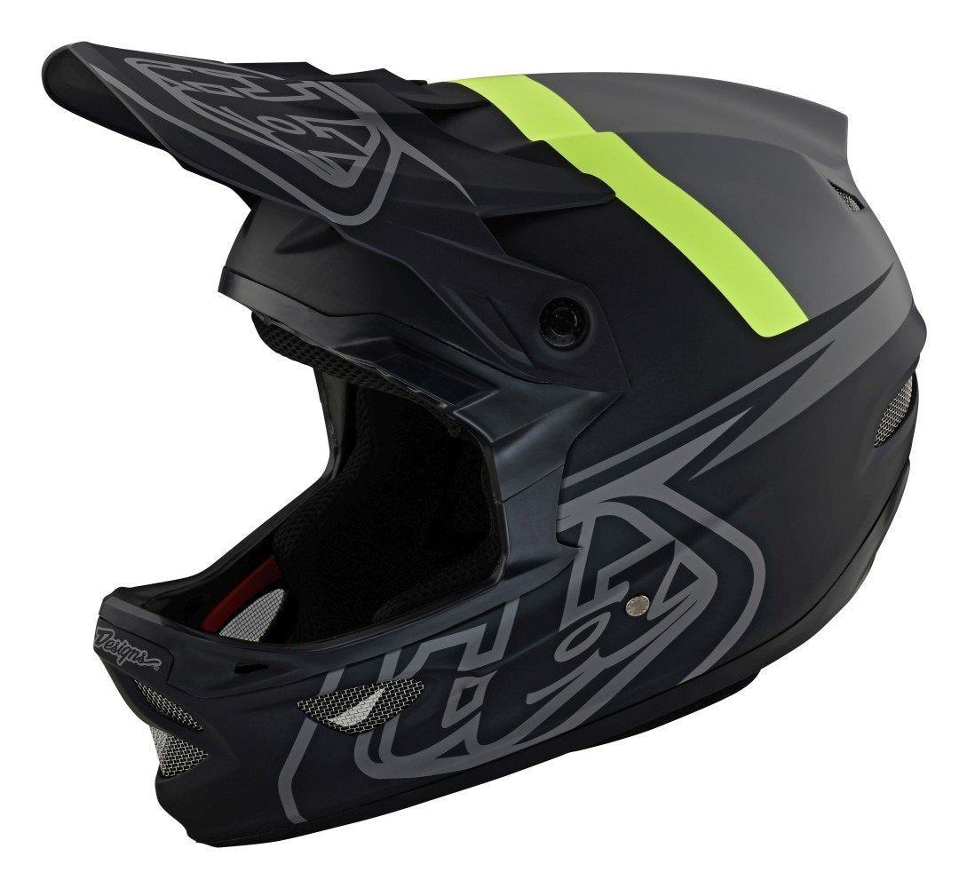 Troy Lee Designs D3 Fiberlite Helmet - Liquid-Life #Wähle Deine Farbe_Slant Gray