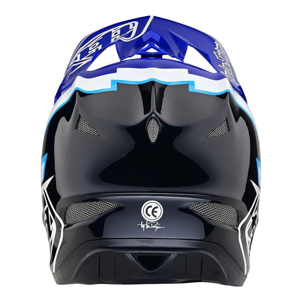 Troy Lee Designs D3 Fiberlite Helmet No Mips - Liquid-Life #Wähle Deine Farbe_Volt Blue