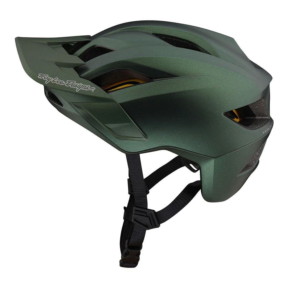 Troy Lee Designs Flowline Helmet W/Mips - Liquid-Life #Wähle Deine Farbe_Orbit Forest Green