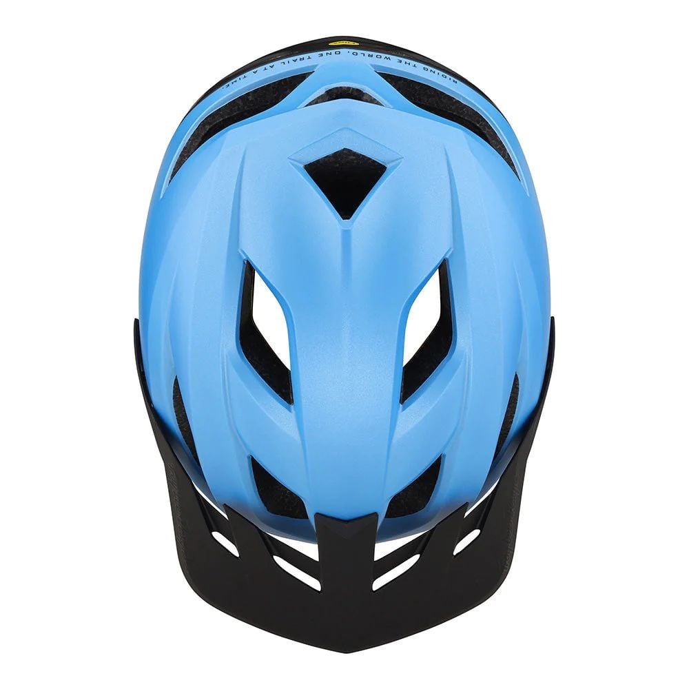 Troy Lee Designs Flowline Helmet W/Mips - Liquid-Life #Wähle Deine Farbe_Orbit Oasis Blue / Black