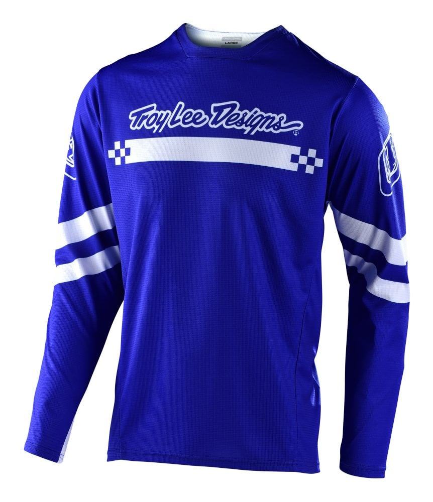 Troy Lee Designs Sprint Jersey Factory - Liquid-Life #Wähle Deine Farbe_Royal Blue/White