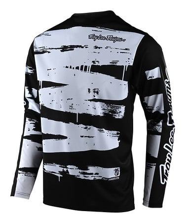 Troy Lee Designs Sprint Jersey Youth - Liquid-Life #Wähle Deine Farbe_Brushed Black / White