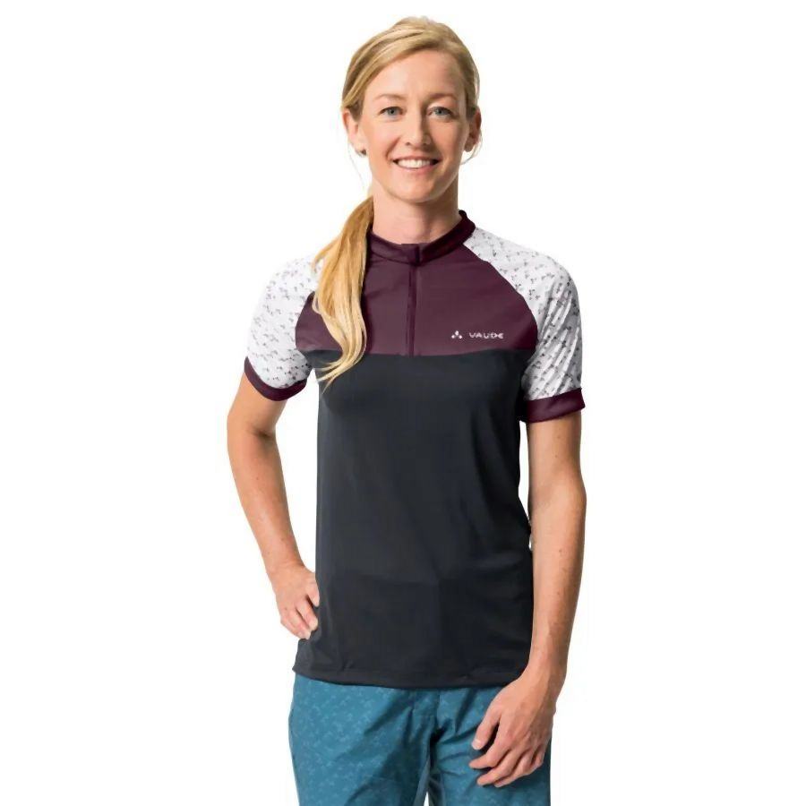 Vaude Women's Ledro Print Shirt - Liquid-Life #Wähle Deine Farbe_Cassis