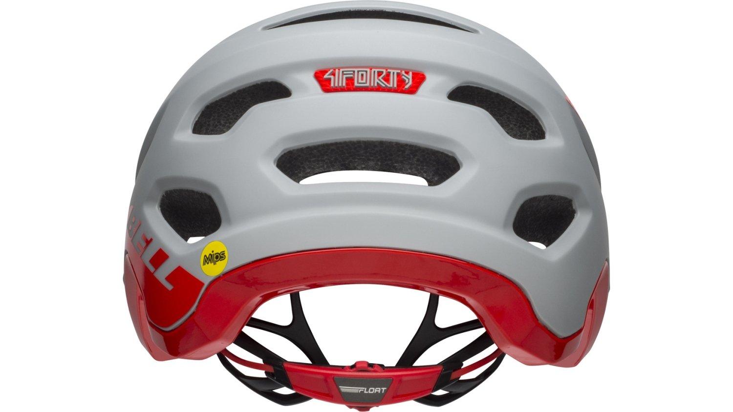 Bell 4FORTY MIPS® Fahrradhelm cliffhanger - Liquid-Life #Wähle Deine Farbe_M/G Gry Crimson