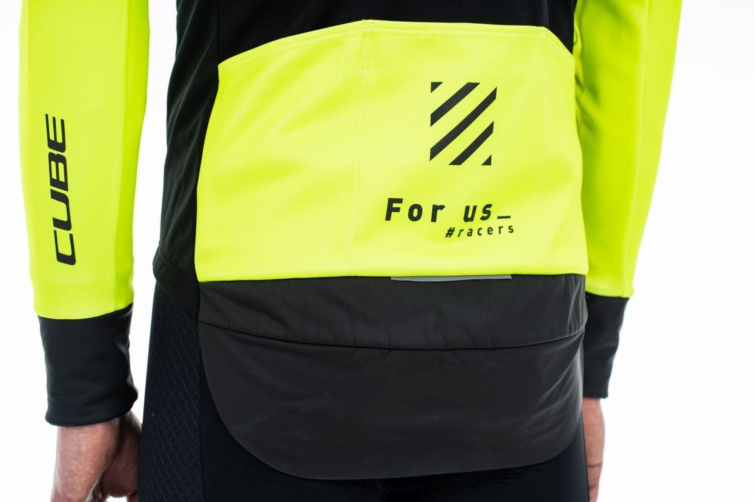 Cube BLACKLINE Softshelljacke - Liquid-Life #Wähle Deine Farbe_Safety Black`n`Neon Yellow