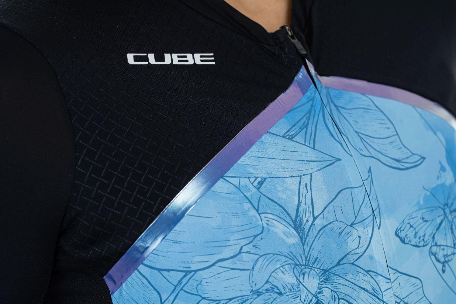 Cube BLACKLINE WS Trikot kurzarm - Liquid-Life #Wähle Deine Farbe_Blue Pattern