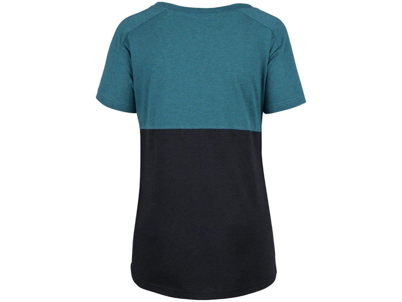 IXS Flow Women Mountain Tech Tee Short Sleeve - Liquid-Life #Wähle Deine Farbe_Everglade / Black