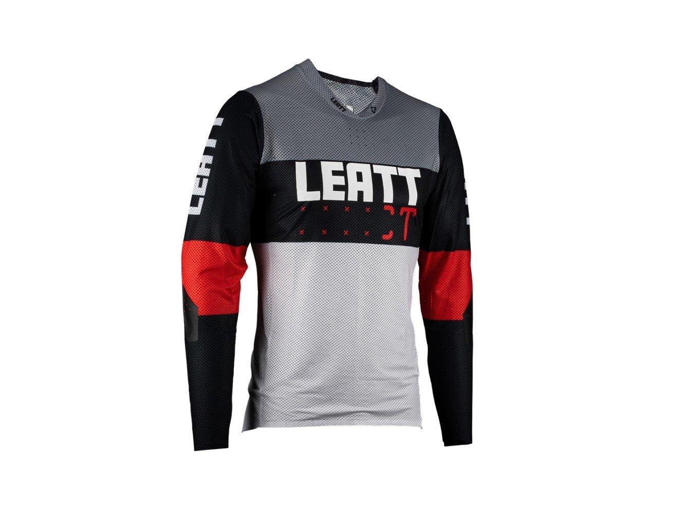 Leatt MTB Gravity 4.0 Junior Jersey - Liquid-Life #Wähle Deine Farbe_Titanium